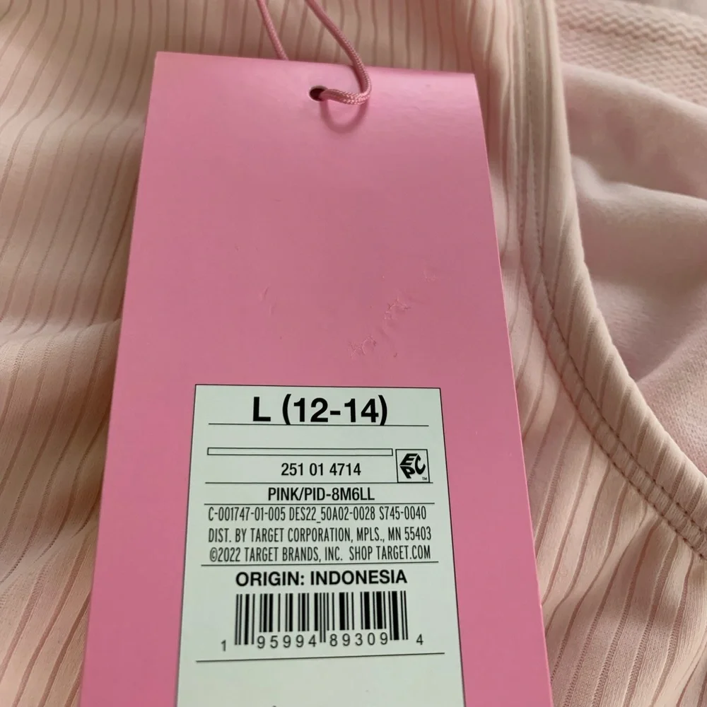 Stoney Clover Lane LIMITED EDITION Ribbed Henley One Piece Swimsuit in Pink